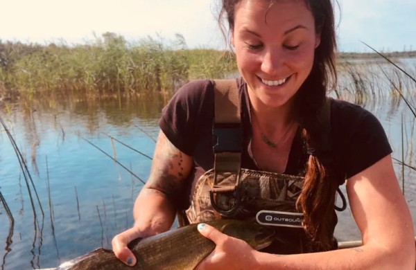 Woman Fishing