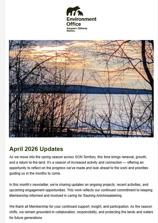 April 2026 newsletter
