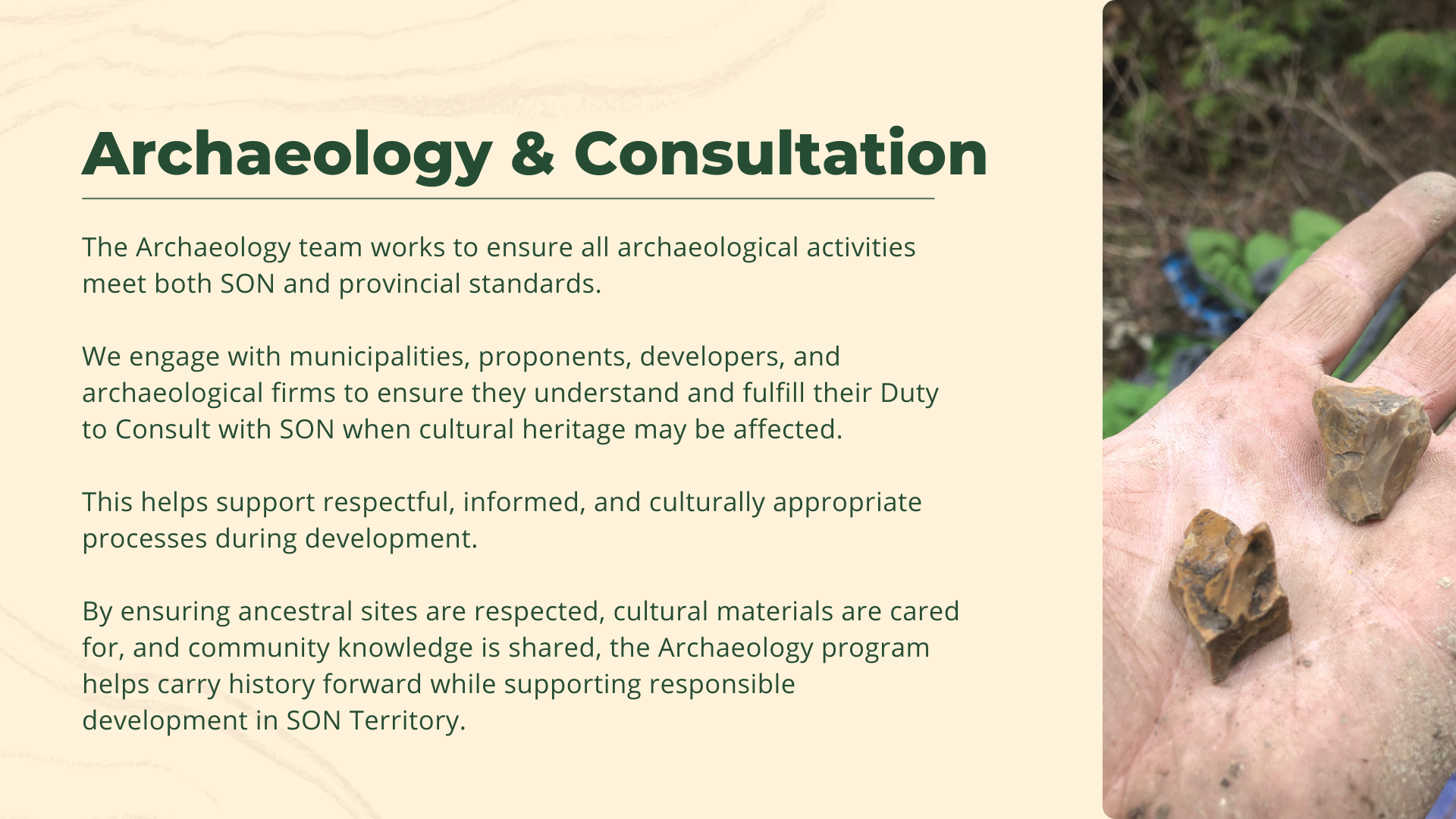 Archaeology Consultation