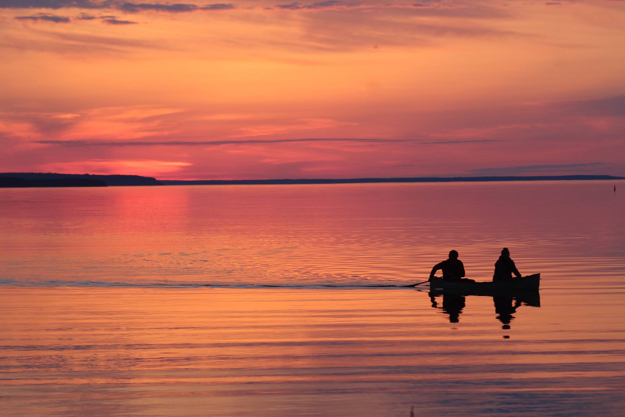 Men in Canoe